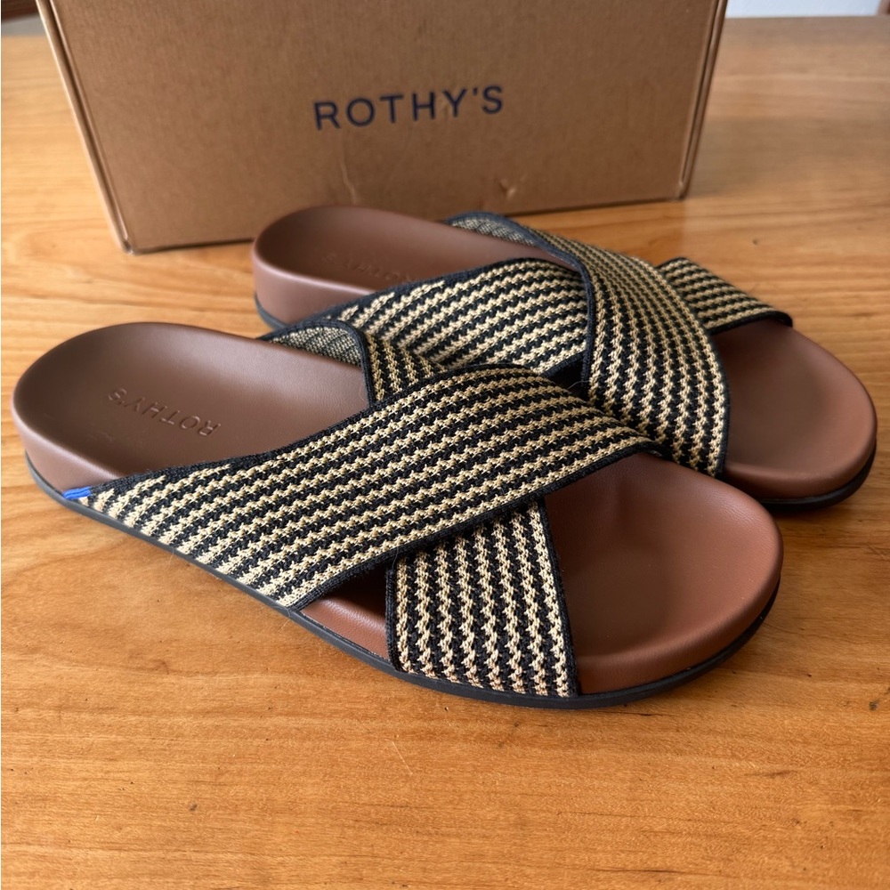 Rothy's The Weekend Slide Women’s Sandals Size 9
